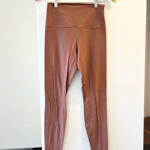 LULULEMON Dark Terracotta Align 28 8
